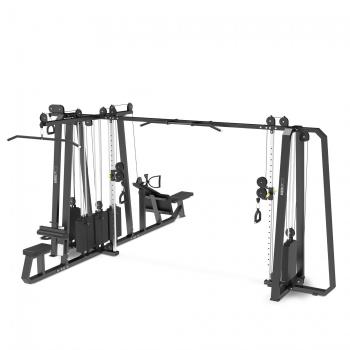 Силовая мультистанция UNIX Fit MAX PRO Кроссовер 5-ти позиционный UC-1641A-SET1614B васил - V-SPORT Тренажеры УЗСИ ARMSSPORT